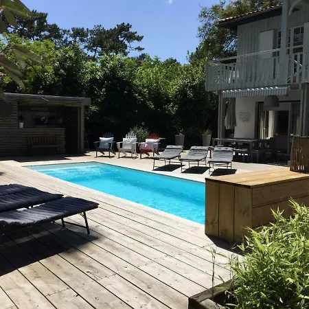 Luxury Villa In Lege-Cap-Ferret With Pool فيلة *
